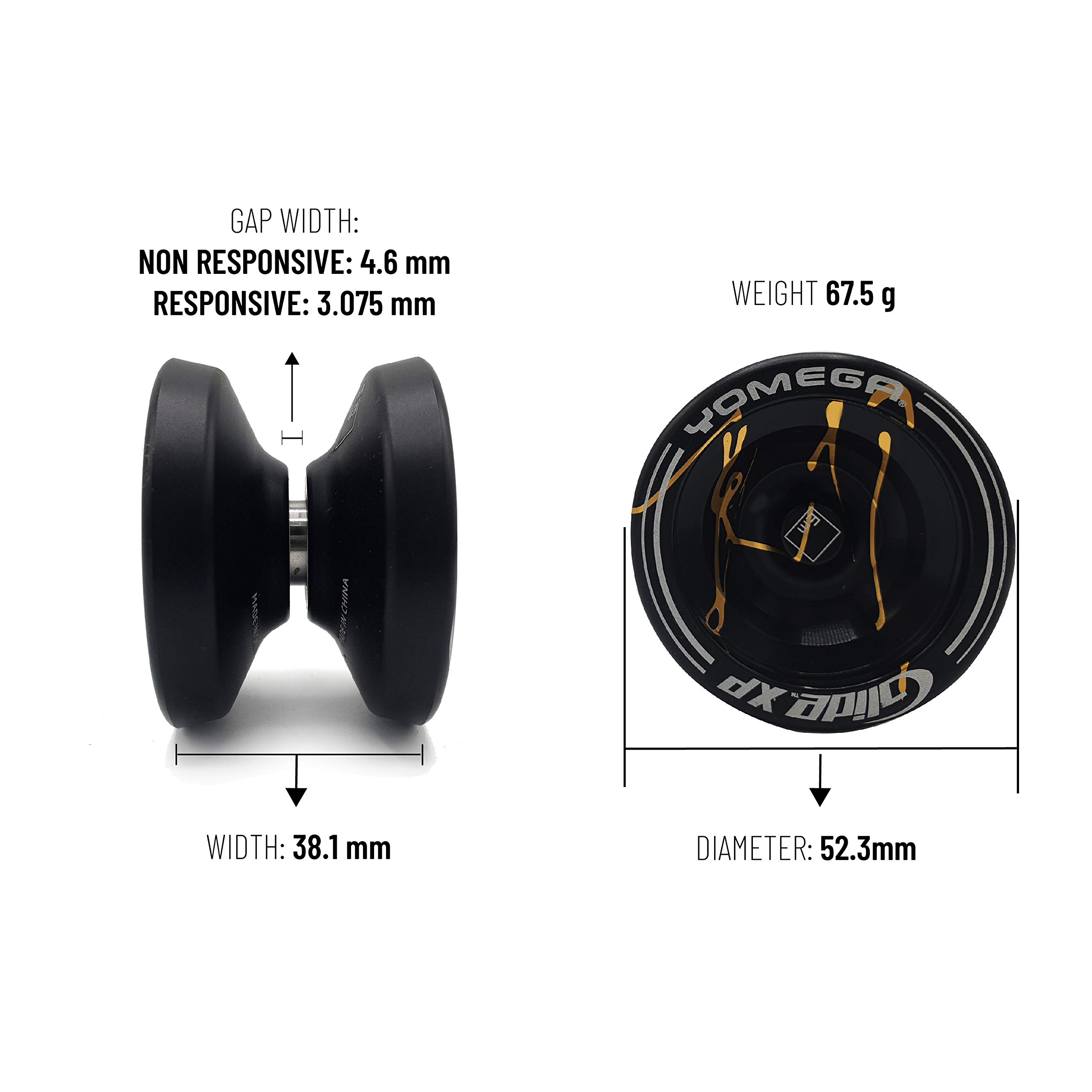 Amazon | Yomega Glide™ XP – Pro Level Aluminum Metal Yoyo for